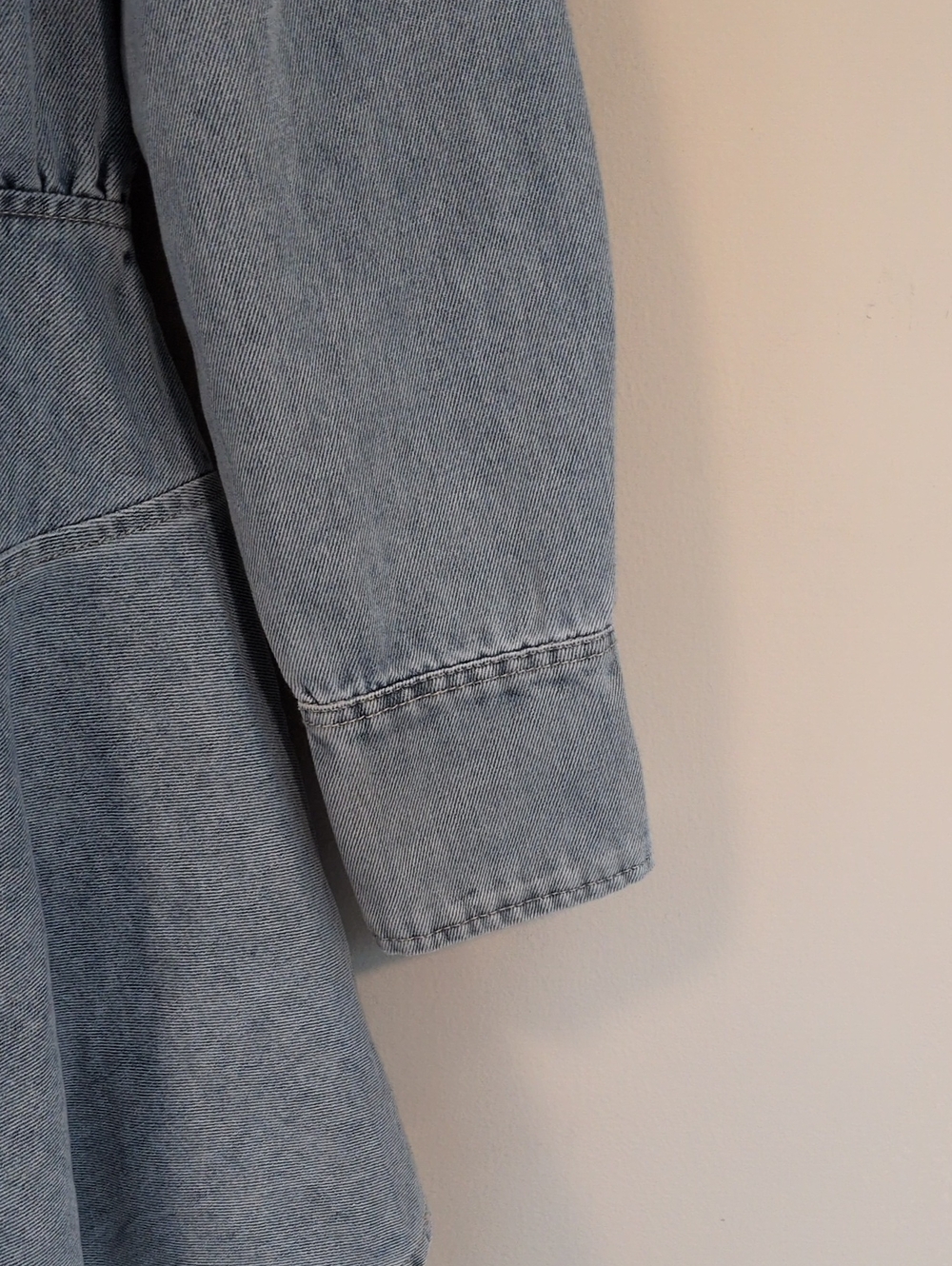 Mon Renn Lain Denim Shirt Dress M - Picture 12 of 16